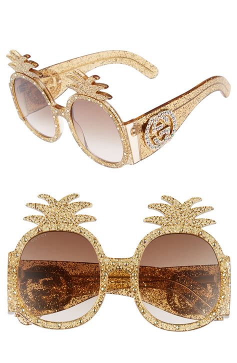 used gucci pineapple sunglasses|Gucci sunglasses to buy.